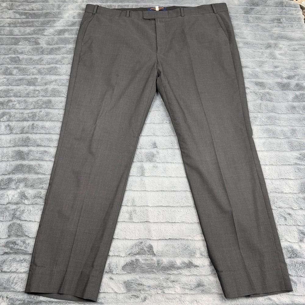 Louis Vuitton Uniforms Mens Cigaret Trousers A Gray Virgin Wool Dress Pants 60